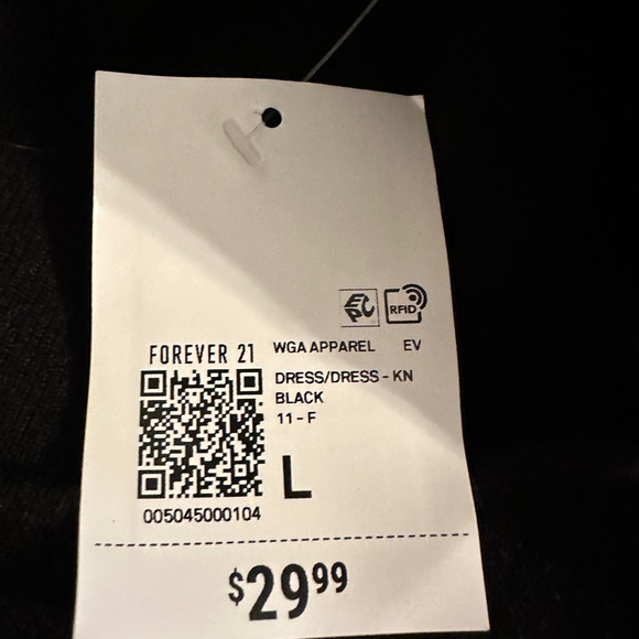 NWT Forever 21 Black Knit Turtleneck Sweater Dress. Retail $29.99 - Picture 3 of 8